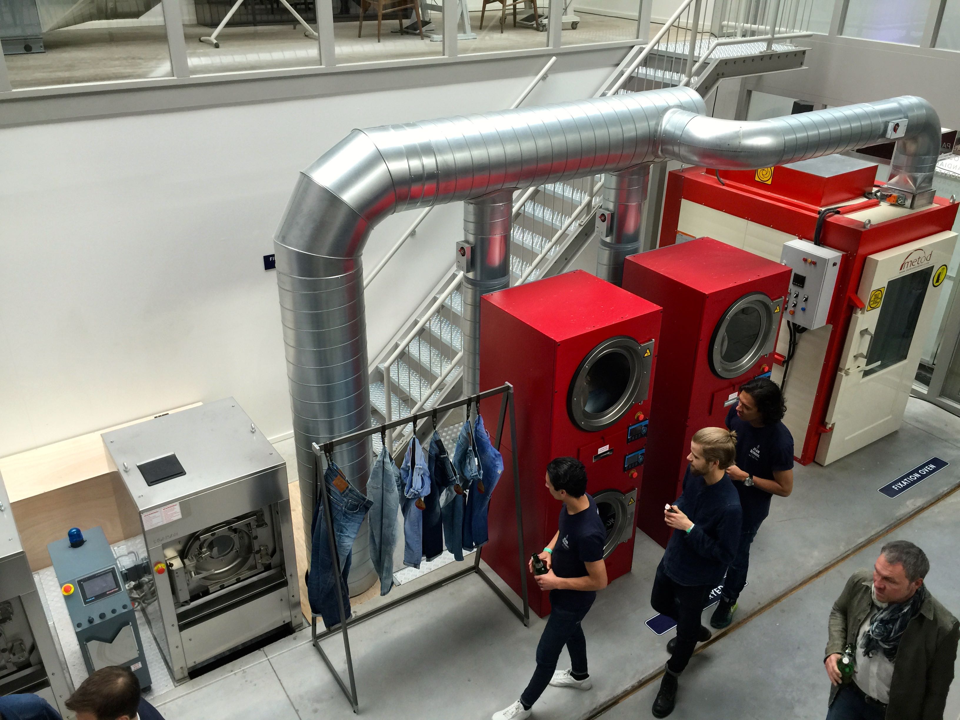 New sustainable washing technology at Denim City in Amsterdam