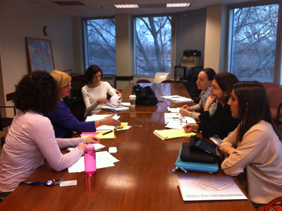 FIT students meet with the International Trade Commission