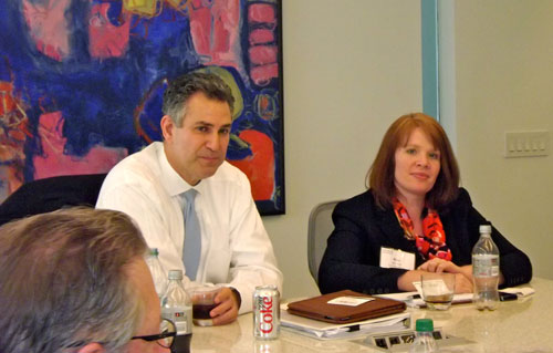 Lunch with Francisco Sanchez and Kim Glas