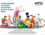 NTU Highlights Higher Cost of Back-to-School Items Due to Tariffs