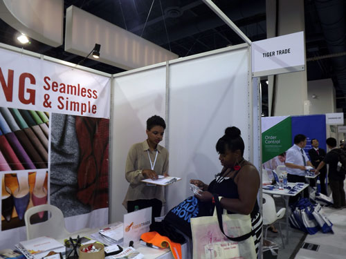 Tiger Trade's booth at SOURCING at MAGIC